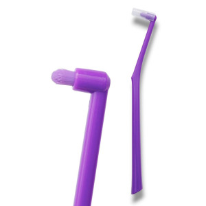 Healthy Smile Tuft Medium 6 мм Монопучкова зубна щітка, Фіолетова
